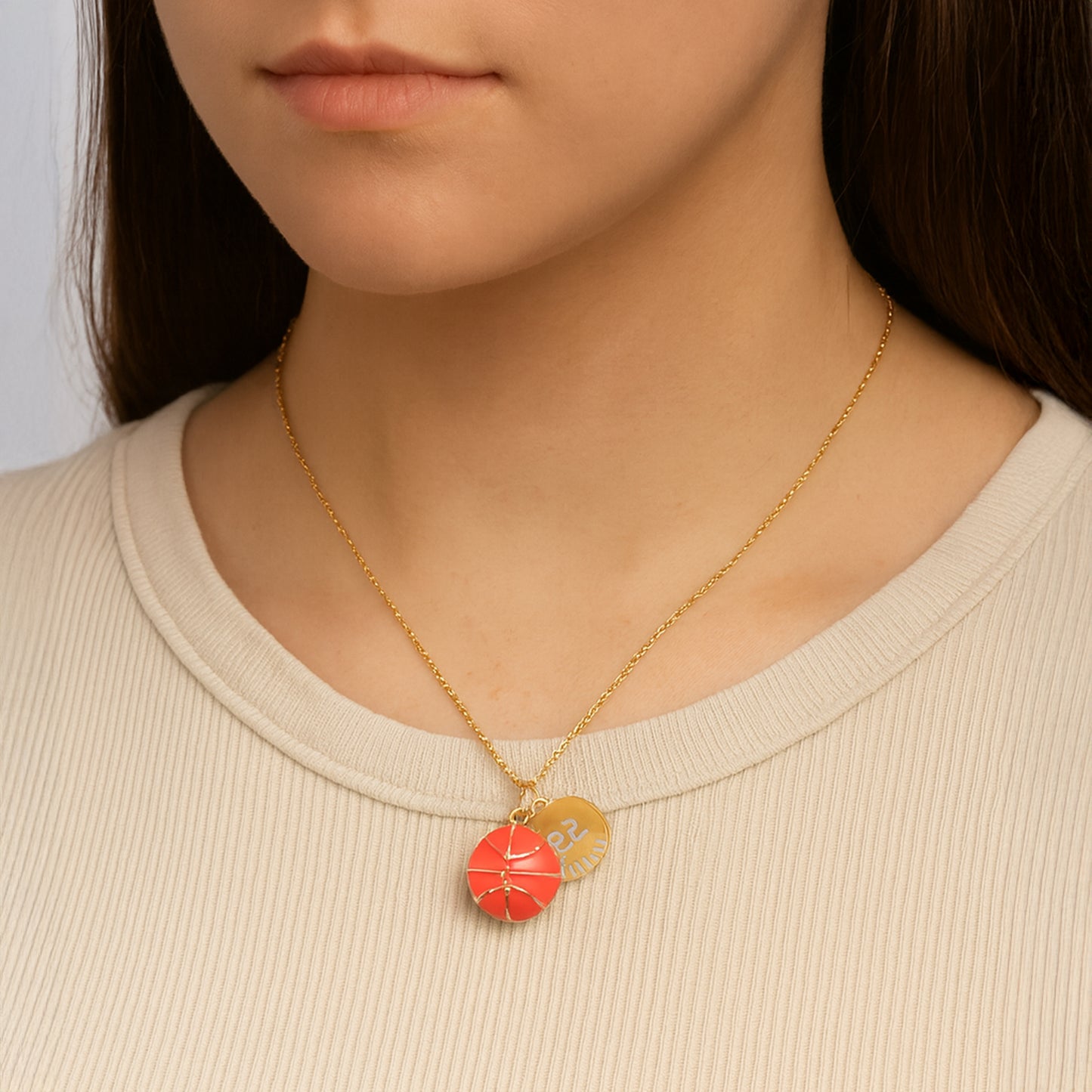 3D Basketball Necklace