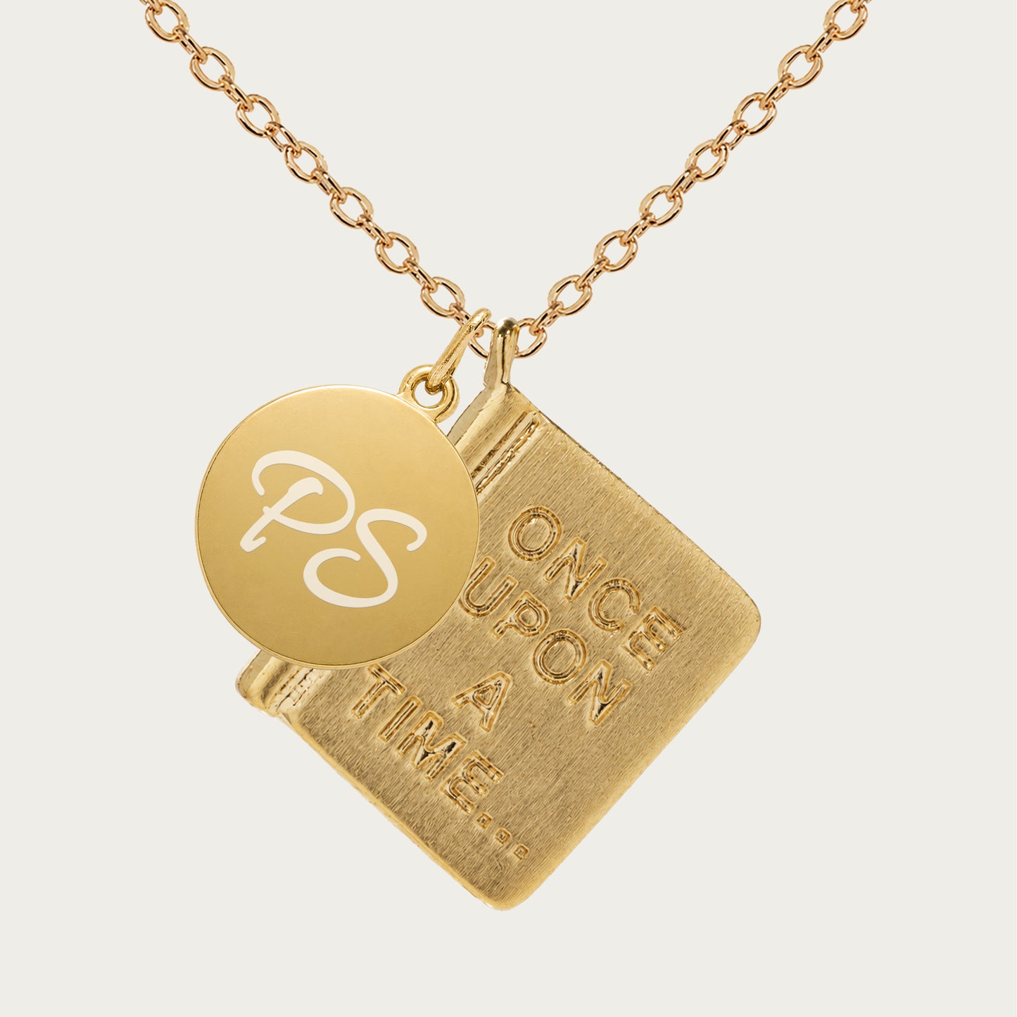 Personalized Once Upon a Time Book Necklace, Book Lover Gift