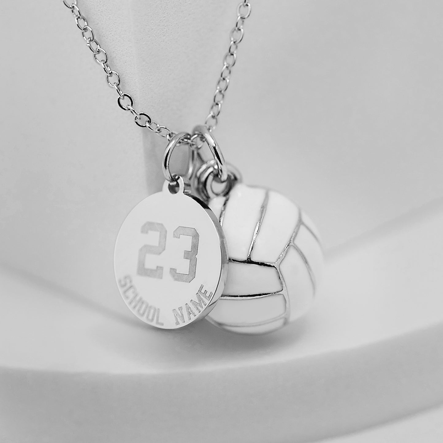3D Volleyball Necklace