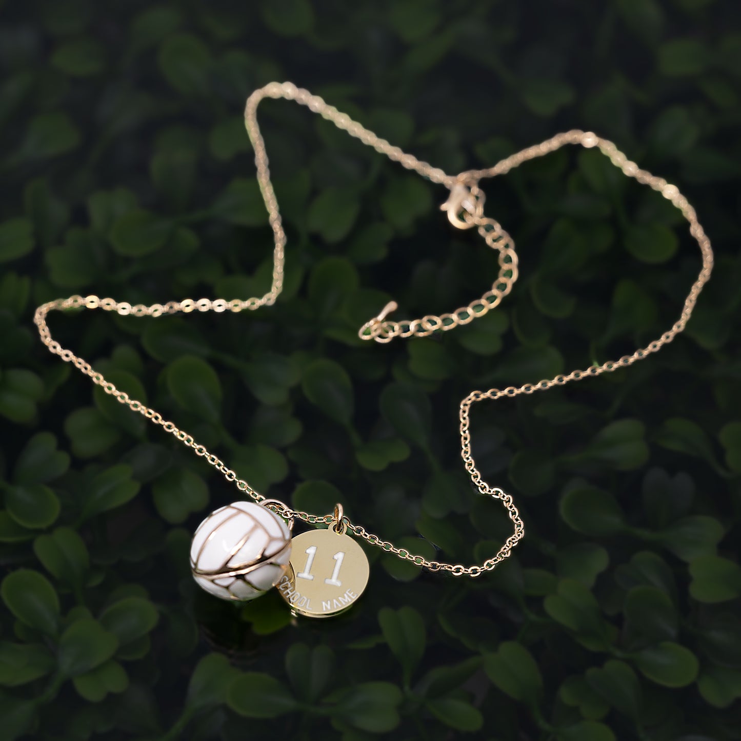 3D Volleyball Necklace